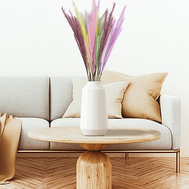 12 Pack Artificial Plants, Faux Wheat Grass Greenery Plant for Office Garden Porch Window Decor