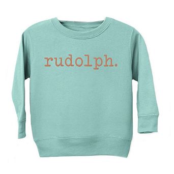 Rudolph Raised Print Toddler Graphic Sweatshirt