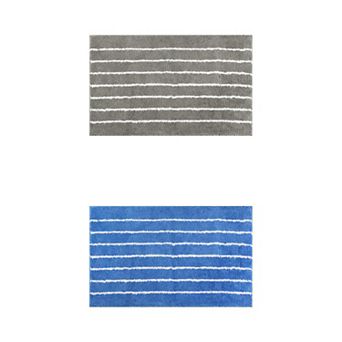 2 pc Water Absorbent Non-slip Bathroom Rug Bath Carpet Bath Mat For Doorway 16" X 24"