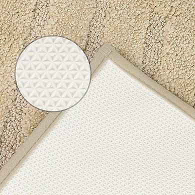 Bathroom Rugs Non Slip Bath Mat Geometric Luxury Soft Mat Carpet For Bathroom 2 Pcs 20" X 32"