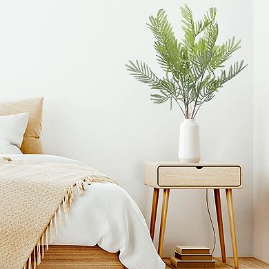 1 Pcs Artificial Bracken Stems Leaves, Faux Greenery Plants, Fake Flowers Greenery Decorations