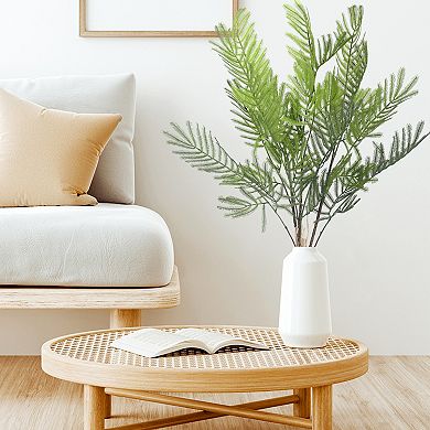 1 Pcs Artificial Bracken Stems Leaves, Faux Greenery Plants, Fake Flowers Greenery Decorations