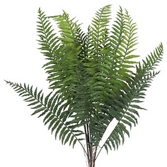 1 pc Artificial Bracken Stems Leaves, Faux Greenery Plants, Fake Flowers Greenery Decorations
