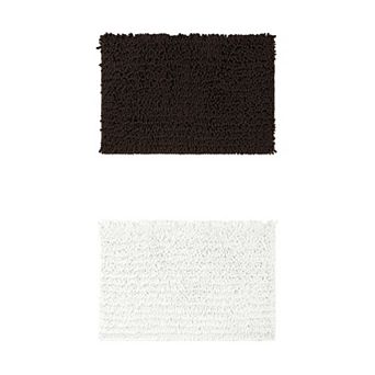 2 pc Bathroom Rugs Non-slip Bath Mat Washable Soft Shower Mat For Bathroom Floor