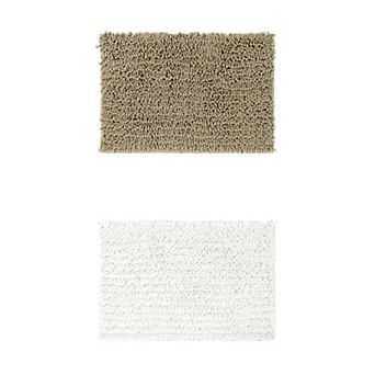 2 pc Bathroom Rugs Non-slip Bath Mat Washable Soft Shower Mat For Bathroom Floor