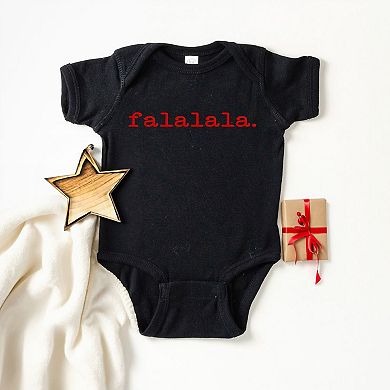 Fa La La Raised Print Baby Bodysuit