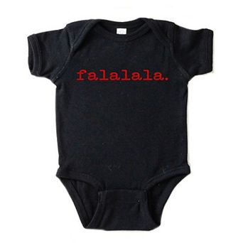 Fa La La Raised Print Baby Bodysuit