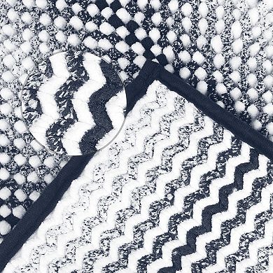 2 Pcs Plush Bathroom Rug Absorbent Non-slip Bath Mat For Bathroom Floor 16" X 24", 20" X 32"