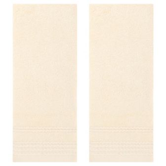 2 Pack Striped Pattern Hand Towels Set, Comfort and Quick Drying Towel for Bathroom, Gym 14" x 30"