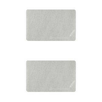 2 pc Absorbent Bath Mat Non-slip Floor Rug Rubber Backed Bathroom Kitchen