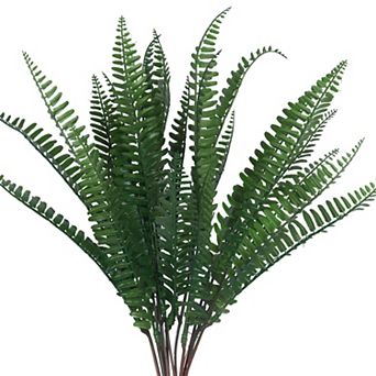 2 Pack Artificial Ferns Plants, Fake Greenery, Faux Greenery Ferns Branches Decor for Home