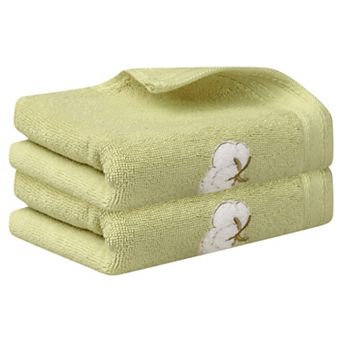 Cotton 2 pc Hand Towels, Comfortable And Lightweight Hand Towels For Bathroom, Kitchen