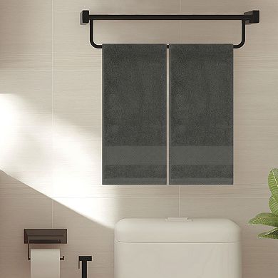 Cotton Hand Towels Set, Highly Absorbent And Quick Drying Towel For Camping 14" X 30" 2 Pack