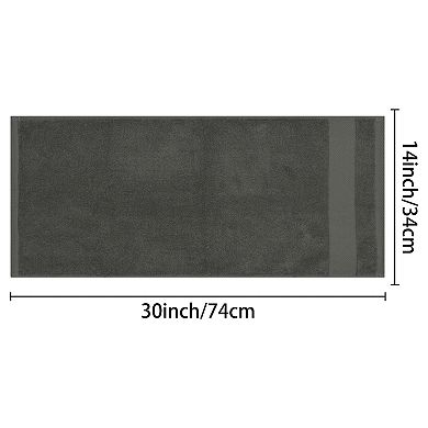 Cotton Hand Towels Set, Highly Absorbent And Quick Drying Towel For Camping 14" X 30" 2 Pack