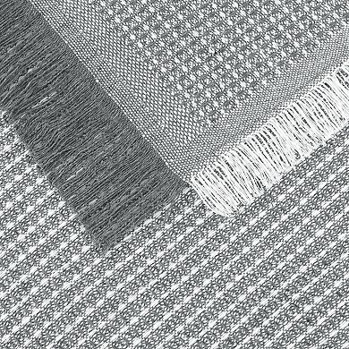 2 Pack Rectangle Tablecloth, Cotton Linen Table Cover With Tassel For Dinner Table 51"x91"