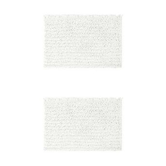 2 pc Non-slip Bathroom Rugs Bath Mat Washable Shower Mat For Bathroom Floor 16" X 24"