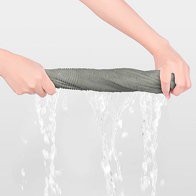 Cotton Wash Cloths for Face, Highly Absorbent Towels for Bathroom, Hotel, Spa 13" x 13" 6 Pack