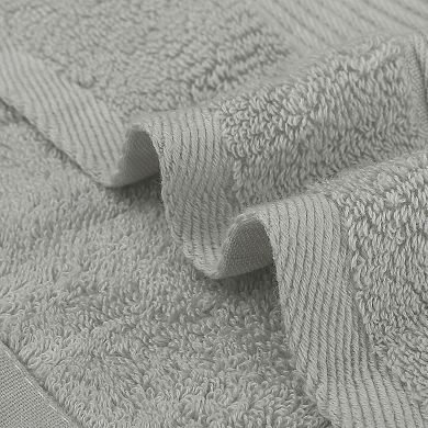 Cotton Wash Cloths for Face, Highly Absorbent Towels for Bathroom, Hotel, Spa 13" x 13" 6 Pack