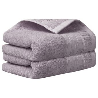 Plaid Pattern 2 Pack Hand Towels, Highly Absorbent Towel for Bathroom, Camping, Gym 14" x 30"