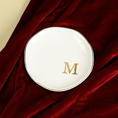 2 Pack Ceramic Jewelry Tray, Decorative Trinket Ring Dish For Organizing Earrings Necklaces