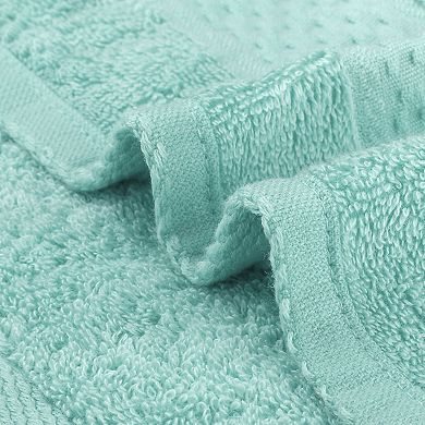 Cotton Washcloths Set, Highly Absorbent Washcloth, Face Towel For Bathroom 13" X 13" 4 Pack