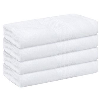 Cotton Washcloths Set, Highly Absorbent Washcloth, Face Towel For Bathroom 13" X 13" 4 Pack