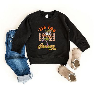 Tis The Season Scarecrow Youth Ultra-soft Graphic Sweatshirt
