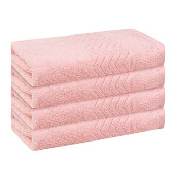 Cotton Washcloths Set, Highly Absorbent Face Towels For Bathroom 13" X 13" 4 Pack