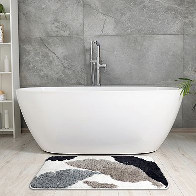 2 Pcs Bohemian Bath Rug Non Slip Bathroom Mat Washable For Bedroom Bath Tub Hallway