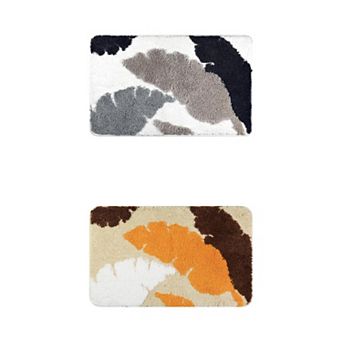 2 pc Bohemian Bath Rug Non Slip Bathroom Mat Washable For Bedroom Bath Tub Hallway