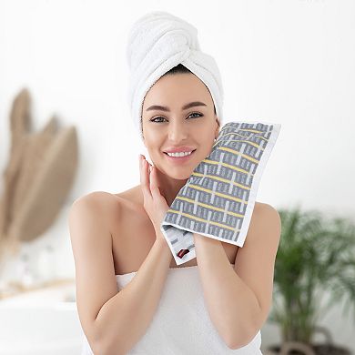 Cotton Comfort Washcloths, Highly Absorbent Face Towels For Hotel, 13"x 13" 4 Pack