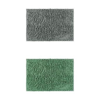2 pc Non Slip Bath Mats Soft Fluffy Plush Shag Washable Bath Rugs For Bathroom Bedroom