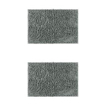 2 pc Non Slip Bath Mats Soft Fluffy Plush Shag Washable Bath Rugs For Bathroom Bedroom