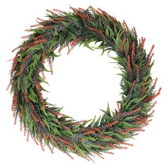 Front Door Artificial Wreaths, Year Round Indoor Outdoor Wreath, Farmhouse Wedding Decor