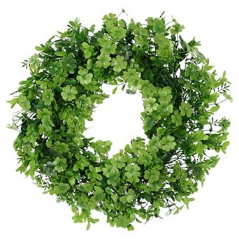 Artificial Wreath For Front Door Four Leaf Wreaths Suitable For Spring Summer Fall And Winter