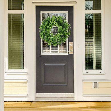 Artificial Wreath For Front Door Four Leaf Wreaths Suitable For Spring Summer Fall And Winter