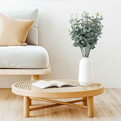 12 Pack Artificial Greenery Stems, Faux Trees Leaf, Fake Plants Greenery for Home Office