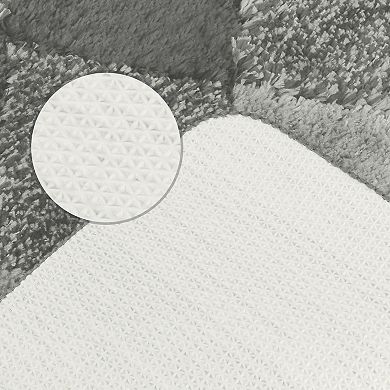 2 Pcs Home Decor Bath Mat Absorbent Non-slip Comfortable Carpet For Tub Shower 16" X 24"