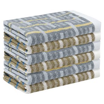 Comfort Washcloths, Highly Absorbent And Lightweight Face Towels 13" X 13" 6 Pack
