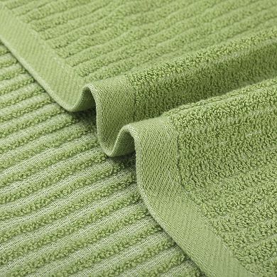 Striped Pattern 2 Pack Hand Towels, Absorbent And Quick Drying Towel For Bathroom, Travel
