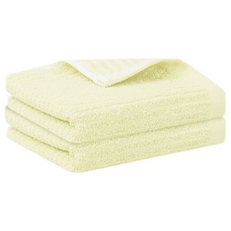 Striped Pattern 2 Pack Hand Towels, Absorbent And Quick Drying Towel For Bathroom, Travel