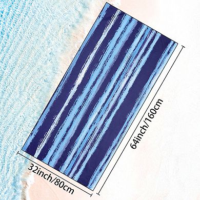 Oversized Beach Towel, Swim Towels, Quick Dry and Absorbent Towels for Travel, Swim, Pool 32" x 64"