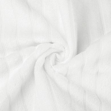 Cotton 2 Pack Hand Towels, Striped Pattern Decorative Comfort Towel for Bathroom, Travel 14" x 30"