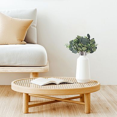 30 Pack Artificial Green Leaves, Faux Bulk Greenery Stems Plants, Fake Plastic Leaves Green 11"