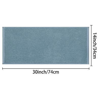 Striped Pattern 2 Pack Hand Towels, Cotton Comfortable Hand Towels For Bathroom, Kitchen