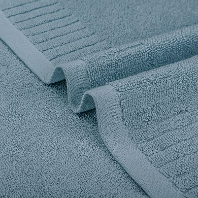 Striped Pattern 2 Pack Hand Towels, Cotton Comfortable Hand Towels For Bathroom, Kitchen