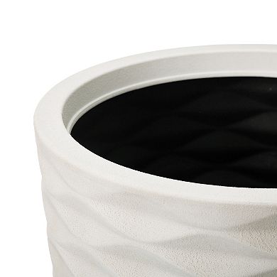 Glitzhome Set Of 2 Garden Standing Planters For Outdoor Plants