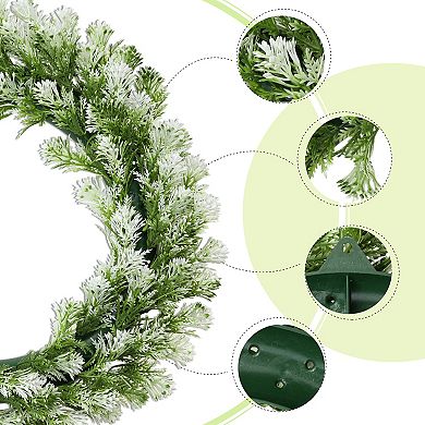 Artificial Flower Wreaths Summer Fall Farmhouse Wreath Home Decoration Garland For Outdoor Wedding