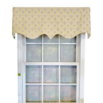 Aliki Regal 3" Rod Pocket Lining Luxurious And Elegant Window Treatment Valance