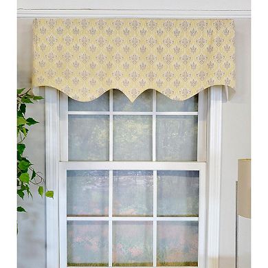 Aliki Regal 3" Rod Pocket Lining Luxurious And Elegant Window Treatment Valance